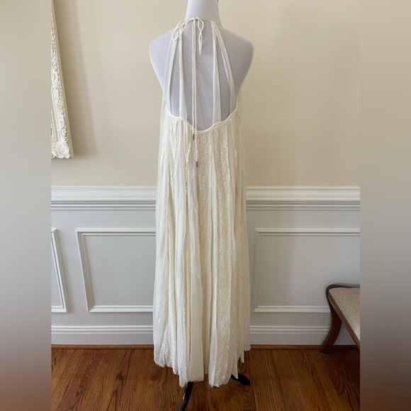 New Free People Sweet Sea Maxi Dress Size Small Ivory - Picture 7 of 8